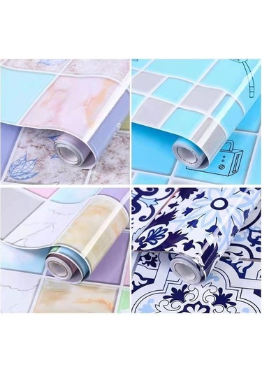 Sones Mutfak Duman Önleyici Fayans Duvar Çıkartmaları Ocak Duvar Kağıdı Çiçek Açan Çiçekler Diğer