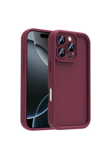 Ariatech İphone Uyumlu 16 Pro Kılıf Kamera Korumalı Ananas Kapak - Koyu Yeşil Koyu Yeşil