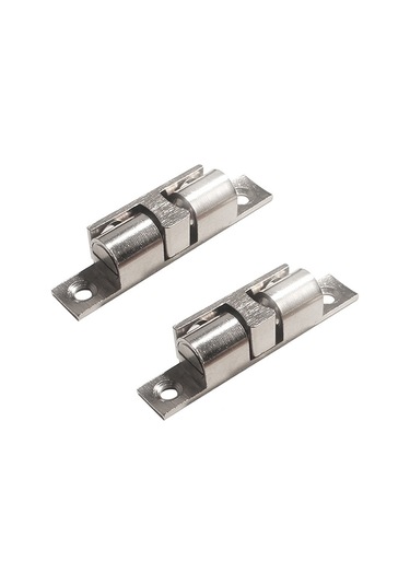 Sones 2 Adet Dolap Manyetik Yaylı Toka Top Kapı Vantuzu, Stil: Ekstra Büyük Gümüş