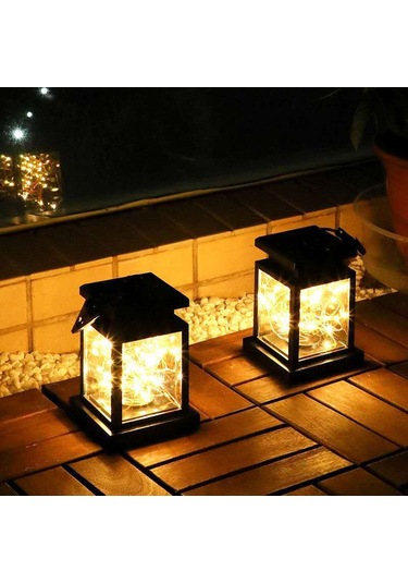 Mufunye Güneş Enerjili Işık: Dış Mekanlar İçin Su Geçirmez, Balkon Ve Bahçe Dekorasyonu, Islak Işık 30 Işıklı Mızrak Yıldız Lambası