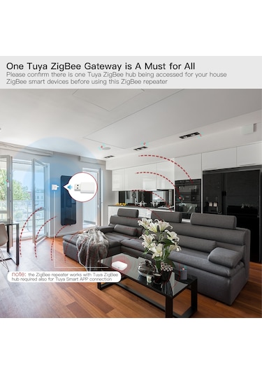 Youtek Tuya Zigbee Ağ Geçidi Usb Tekrarlayıcı - Sinyal Genişletici, 15-20m Kapsama, Akıllı Cihaz Entegrasyonu, Tuya Uygulaması İle Kontrol
