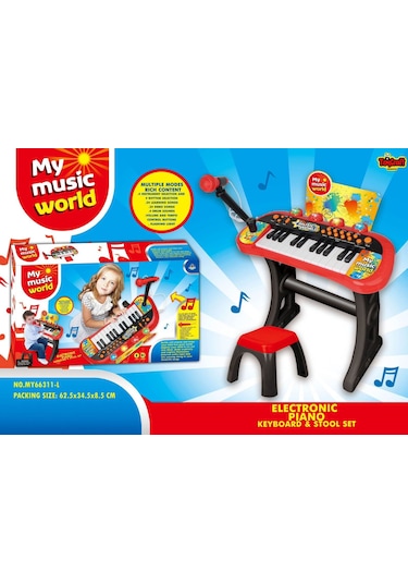 Oyuncak Org Music Spaceship Ayaklı Oturaklı Mikrofonlu Oyuncak Org