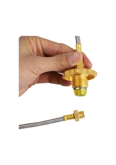 Açık Hava Gaz Dönüştürücü Adaptörü - Bölünmüş Tip Fırın Uyumlu Çok Renkli Çok Renkli