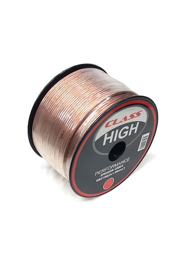 Class 2X1.00Mm Hoparlör Kablosu 50Metre Şeffaf