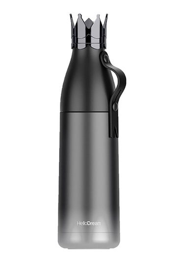 240/350 Ml Taşınabilir Açık Seyahat Termos Taç Isı Yalıtım Bardağı Şişe