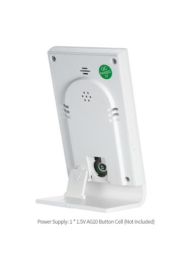 Jms Mini Dijital Termometre Kapalı Higrometre Odası H Sıcaklık Nem Monitörü Ölçer Ölçer Alarmı  Siyah