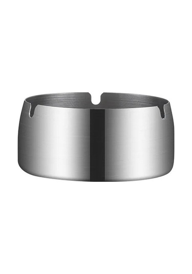 Ulzyvf Tablası Sigara Rüzgar Paslanmaz Metal Mavi Küllük Kül İçin Gümüş Geçirmez Çelik Xm