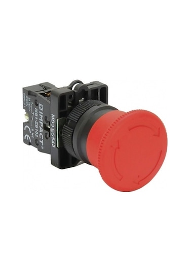 ACİL STOP BUTON - 40MM KAFA - PLASTİK