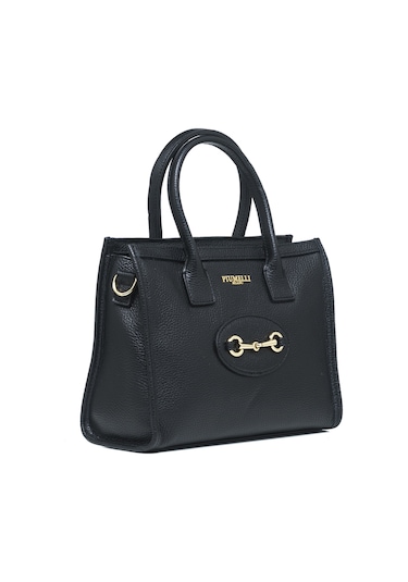 Omuz Çantası Kadın Eloıse S Piumelli Milano Bag D28 Black Siyah