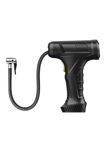 Enshall KMP-6622 3600 Mah Şarjlı Tabanca Auhma Kompresör Araba Bisiklet Top Lastik Şişirme Pompası