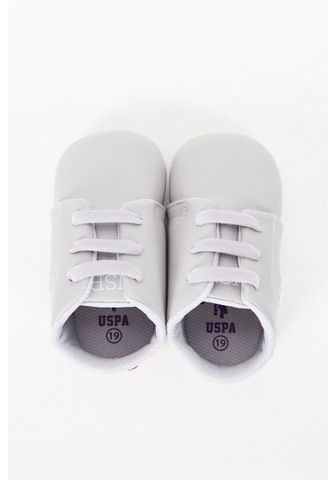 U.S. Polo Assn. Gri Bağcıklı Kız Bebek Ayakkabı 5274-30639 Gri