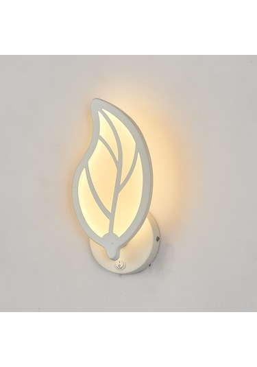 Leezsing 3000k Isınak Beyaz Led Duvar Lambası - 10w Enerji Verimli, 85-265v Geniş Voltaj, On/off Anahtarlı, Akrilik-demir, Model 3061 Ilık Beyaz