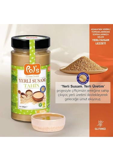 Pol's Gurme Yerli Susam Serisi Tahin 500 G