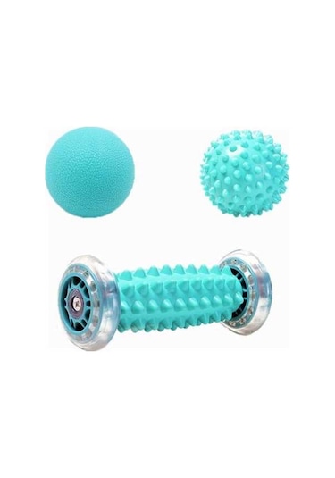 Novahub Masaj Topu Plantar Fasya Topu Kas Gevşemesi Fitness Topu, Stil: Set 2, Boyut: Set 2 Diğer, Küçük Boyutlu Çok Renkli