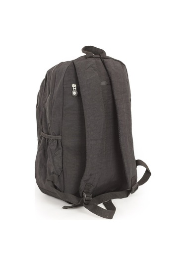 571 Krinkıl / Klinkır Su Geçirmez Hafif Çok Gözlü Spor, Seyahat, Okul, Laptop Sırt Çantası Siyah 1d Siyah