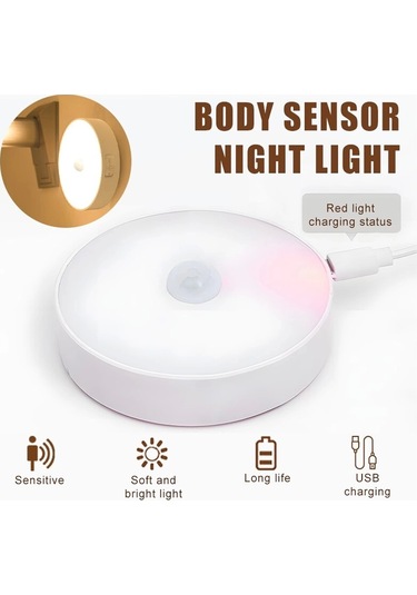 Hareket Sensörlü Led Lamba Çok Renkli