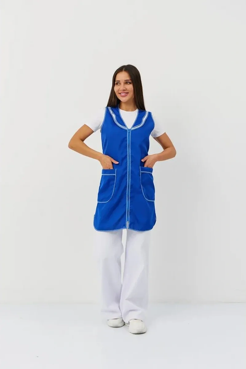 Dadilove Pazarcı Önlüğü, Dayanıklı Gabardin İş Önlüğü 365438656 Mavi