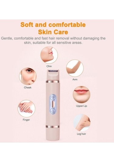 Pazly Ve Tüy Şarjlı Epilatör Koltuk Geeroyoo Renkli Makinesi Çift Bikini Bacak Altı Alma - Ah Çok Renkli Çok Renkli