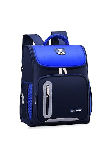 Globalpurchase Öğrenci Uzay Okul Çantası Büyük Kapasiteli Su Geçirmez Hafif Çocuk Okul Çantası - Büyük Mavi Mavi
