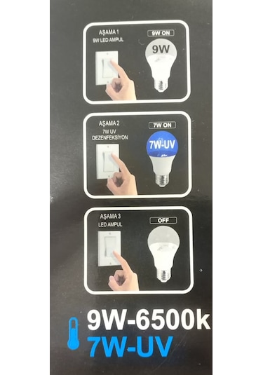 Uv Dezenfeksiyon Led 2In1