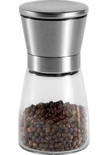 Epinox Tuz/biber Değirmeni Çelik Kapak - Cam Hazne 13cm Csm-130