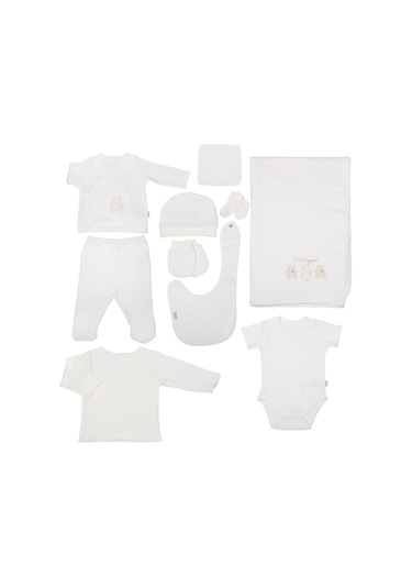 Kitikate Organik Basic 10 Parça Zıbın Seti Hastane Çıkışı 16765 Pembe Çok Renkli