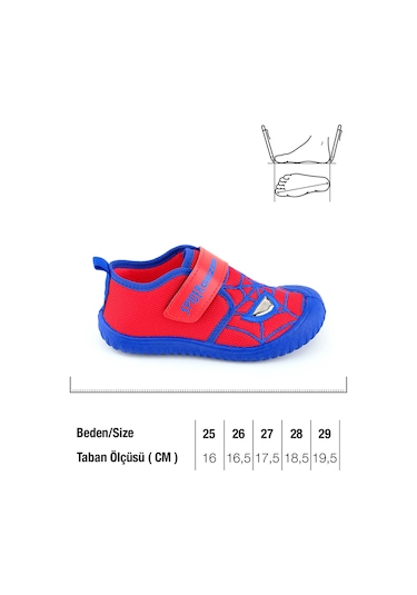 Gezer Erkek Çocuk Yazlık Keten Rahat Taban Tek Cırt Cırtlı Ayarlanabilir Ev Bahçe Okul Kreş Günlük A Kırmızı