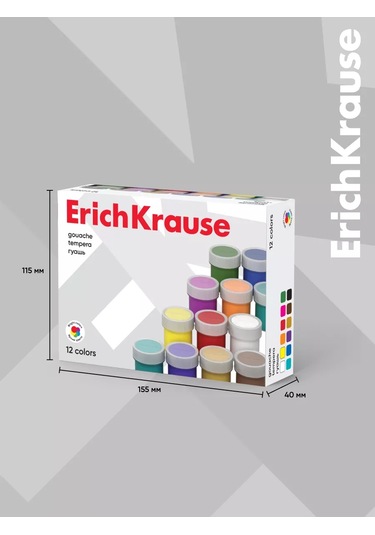 Erichkrause Guaj Basic 12 Renk 17ml 11960898 Beyaz