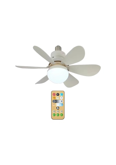 Hallow Işık Uzaktan Kumanda Led Fan