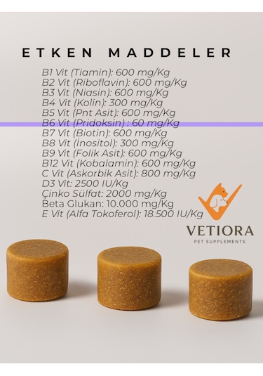 Vetiora Köpekler İçin Sindirim Ve Bağışıklık Sistemi Güçlendirici Immune Ödül Maması Formunda, 150 Gr