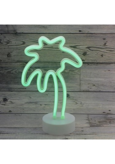 Mutluadim 24Cm Neon Led Palmiye Aydınlatma