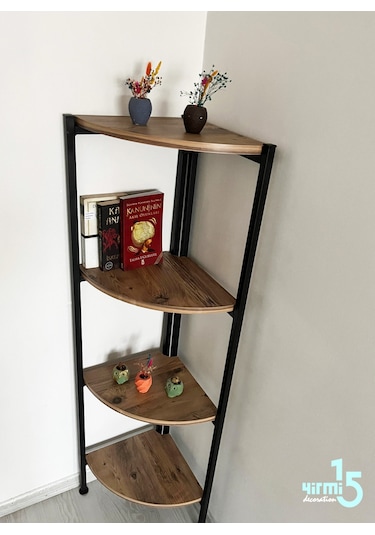 Köşe Kitaplık- Atlantik Çam Köşe Kitaplık & Raf