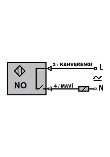 Biltec Btc-072r-3m ,kübik/5mm Ac/dc-no 2-kablo Piston Sensör