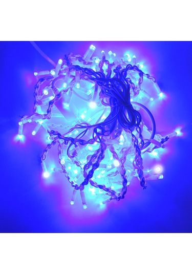 Sunlight Saçak Led Perde Aydınlatma 2m Dış Mekan Sarkıt Mavi Beya