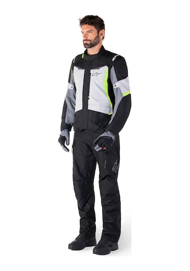 Alpinestars St-1 Wp Korumalı Motosiklet Montu Siyah Gri Sarı