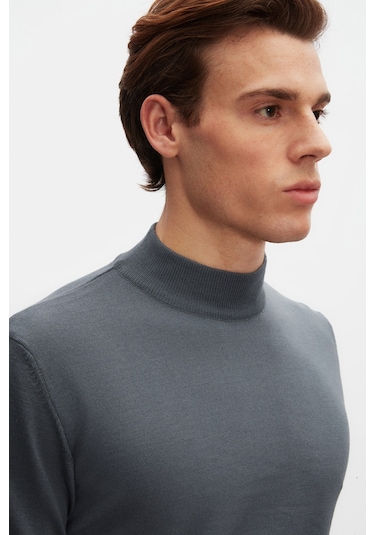 Ds Damat Regular Fit Okyanus Mavisi Pamuk Karışımlı Yarım Balıkçı Triko Kazak 5hf06ort16275 Okyanus Mavi