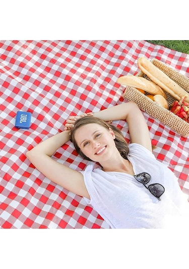 Piknik Örtüsü, Masa Örtüsü,50-200 Cm 150-200 Cm Kırmızıı Kırmızı