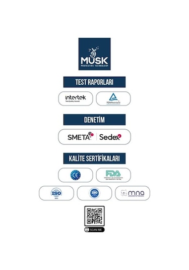 Musk Ffp2/N95 Maske Mix 20 Adet