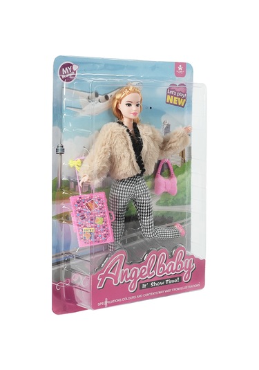 Bıgtree Angelbaby Seyahat Bebekleri Kareli Pantolonlu