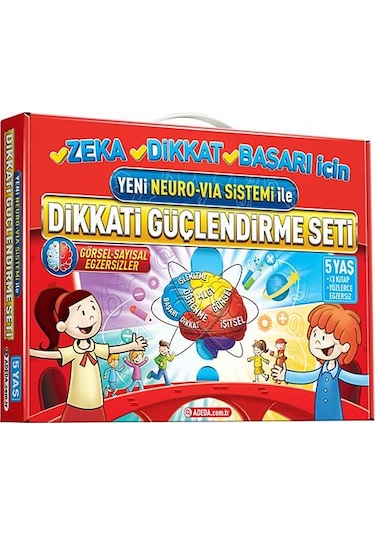 Adeda Yayınları Dikkati Güçlendirme Kitap Seti 5 Yaş - Osman Abalı