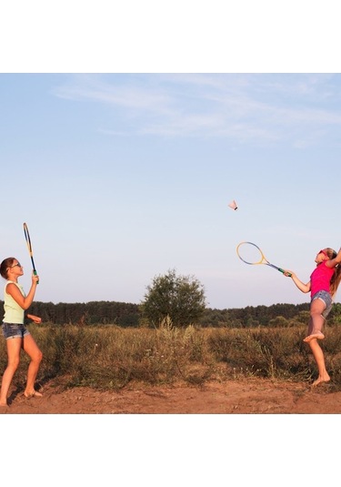 Flybuy Ve Topu Nylon Mekan Kullanımı İçin İç Dış Dayanıklı Badminton Adet 12 - Wn