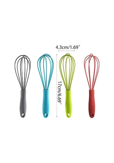 Ulzyvf Yumurta Yumurta Yumurta Taşınabilir Taşına Silikon Silikon N Maker Kremalı Köpük Kayma Gri El Çırpıcı Blender Bıyıkları Ahşap Nb Ahşap