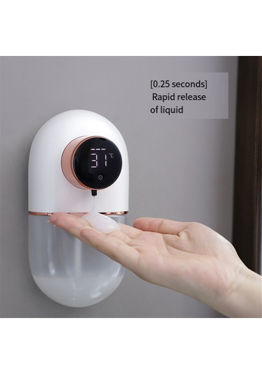 Xiaaokeji Duvara Monte Otomatik Sabunluk B Beyaz