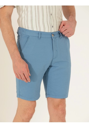 Pierre Cardin Erkek Koyu Mavi Şort / Bermuda 50264863-vr032 Koyu Mavi