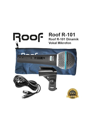 Roof R-101 Dinamik Vokal Mikrofon
