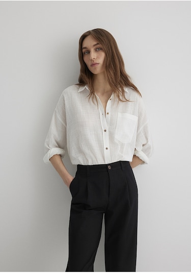 Mavi - Bej Gömlek 1210404-70057 Bej