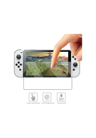 Nintendo Switch Oled Ekran Koruyucu 9h Nano Temperli Cam