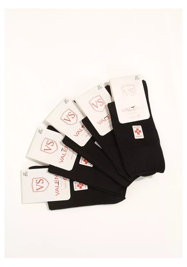 Valens 5 Çift Tıbbi Gevşek Bantlı Çorap 111585243 Siyah