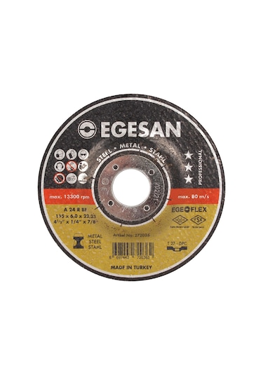 Egesan 115X6X22 Metal Taşlama - 272036