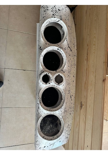 Ford Escort Pandizot 4 Oval Polyesterli Kabartmalı En İyi Kalite Boyalı